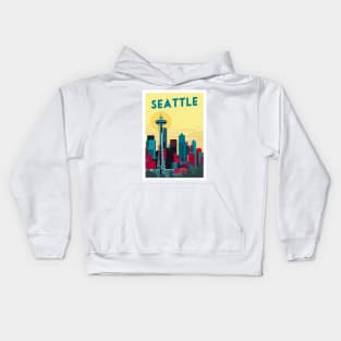 Seattle, Washington USA Kids Hoodie